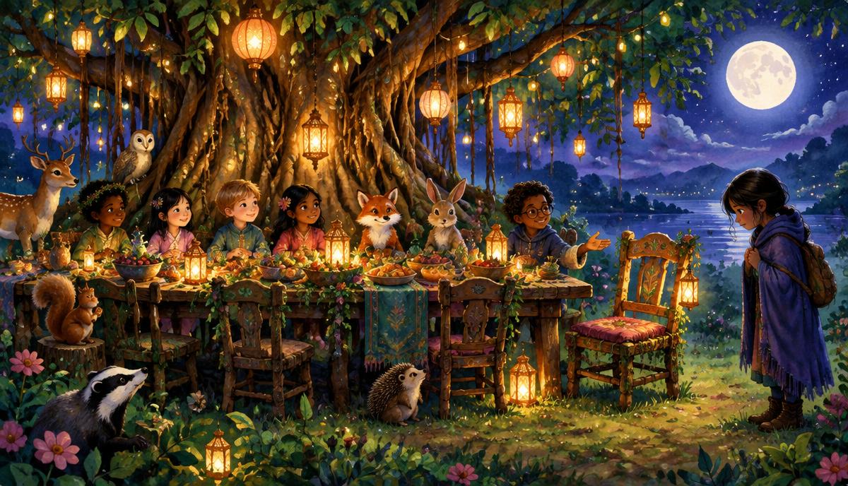 The Empty Chair at the Moonlight Feast